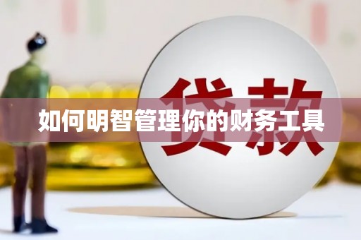 后壁如何明智管理你的财务工具