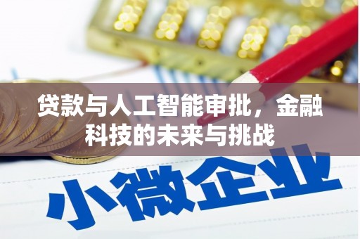 后壁贷款与人工智能审批，金融科技的未来与挑战