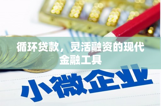 后壁循环贷款，灵活融资的现代金融工具