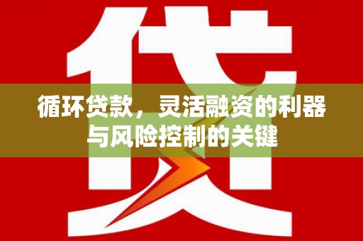 后壁循环贷款，灵活融资的利器与风险控制的关键