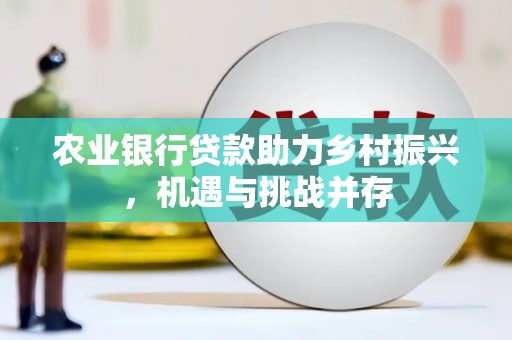 后壁农业银行贷款助力乡村振兴，机遇与挑战并存