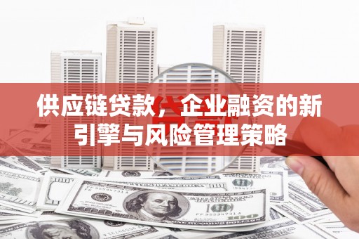后壁供应链贷款，企业融资的新引擎与风险管理策略