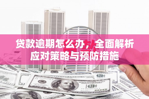 后壁贷款逾期怎么办，全面解析应对策略与预防措施