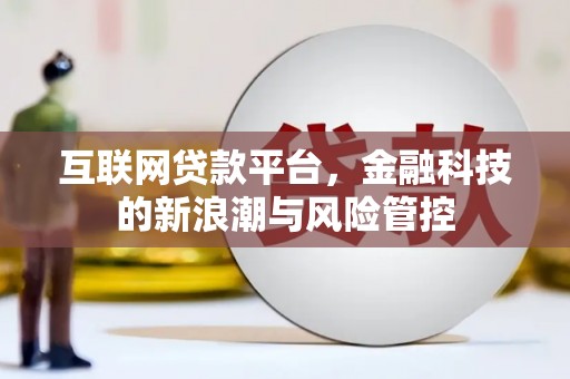 后壁互联网贷款平台，金融科技的新浪潮与风险管控