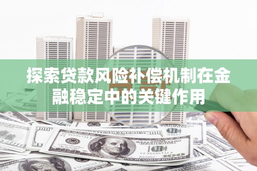 后壁探索贷款风险补偿机制在金融稳定中的关键作用