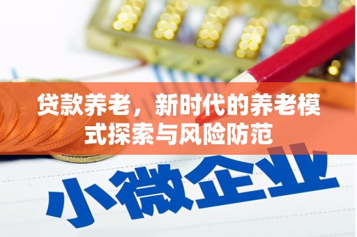 后壁贷款养老，新时代的养老模式探索与风险防范